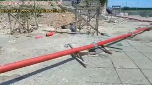как работает бетононасос с бетономешалкой DASWELL на месте Trailer Concrete Pump
