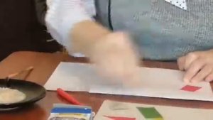 Аппликация "Флажки такие разные"