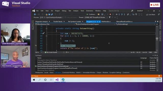 Visual Studio Toolbox Live - Debug  Analyze Dump Files in Visual Studio