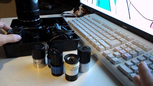 Окуляры микроскопа в телескоп. смотреть онлайн