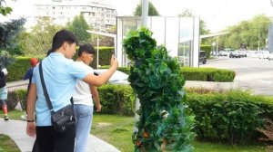 Человек-куст ПРАНК #1 / ЧУТЬ НЕ ОТХВАТИЛ ОТ МЕСТНЫХ