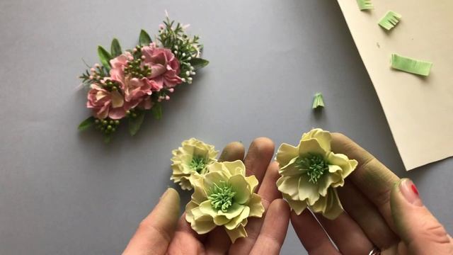 Повязка на голову для девочек своими руками. Цветы из фоамирана. Ободки из цветов своими руками. смотреть онлайн