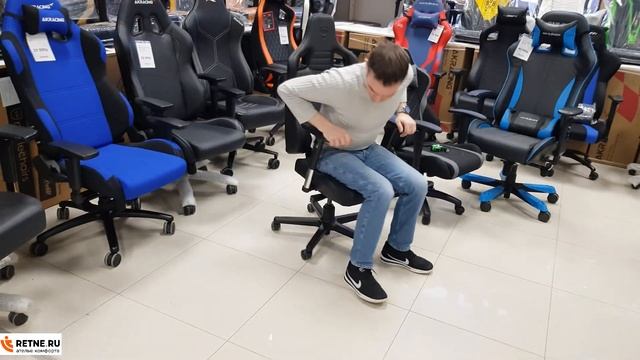 Noblechairs EPIC Compact  - Лучшее кресло для небольшого роста. Обзор из магазина RETNE.RU