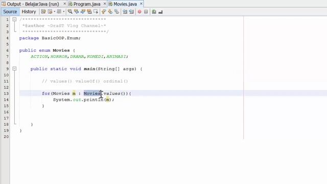 Tutorial Belajar Java 53 - Enum part 2 di Java смотреть онлайн