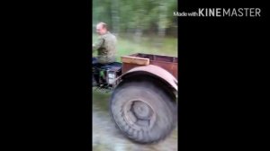 Трицикл, двигатель урал, шины низкого давления. Са