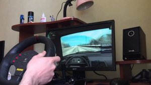 City car Driving на руле logitech momo 900 mod