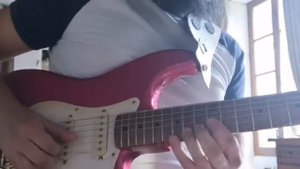 Pribora Pickups - Red&White / Self-made Pink Sparkle Stratocaster