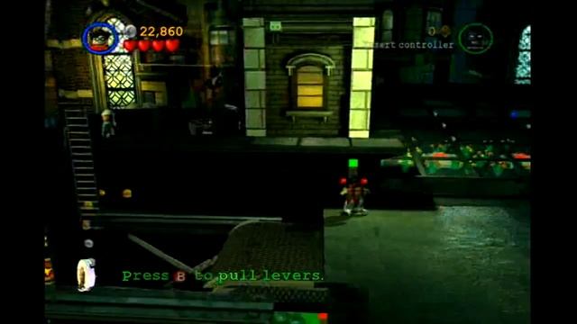 Xbox 360 Demo Disc Lego Batman The Videogame One Level Playthrough :D