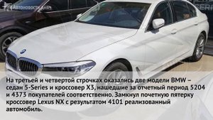 Составили топ-10 самых популярных в РФ автомобилей премиум-класса