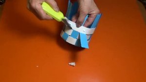 Корзинка  из бумаги, картона своими руками