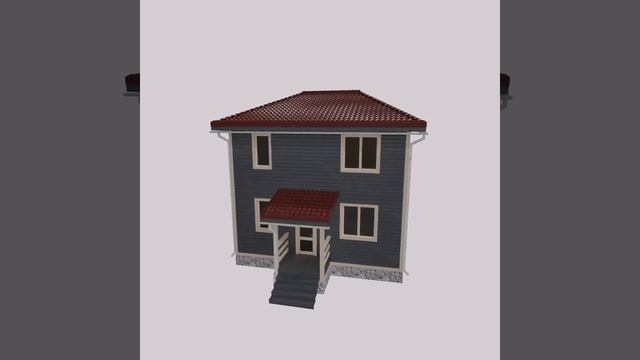 Проект каркасного дома РуХаус «Будапешт» смотреть онлайн