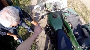 Купили мотоцикл Днепр другу.