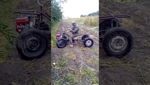 Самодельный квадроцыкл с центробежным сцеплением