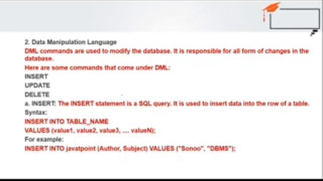 #Lec24: What is SQL ?Types of SQL Commands with Example | DDL, DML, DCL, TCL | Hostboxcse