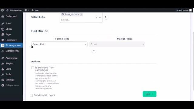 (Free) Integrating Everest Forms with Mailjet | Step-by-Step Tutorial | Bit Integrations