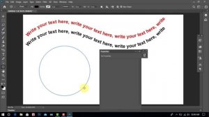 Photoshop CC Tutorial How to Type Text on a Path || Type on a Path Photoshop 2020 |Text in circle P