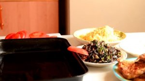 Отбивные по царски , или мясо по французски )