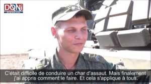 Interview du sergent chef Yenot de la RPL pendant le biathlon de chars d'assaut