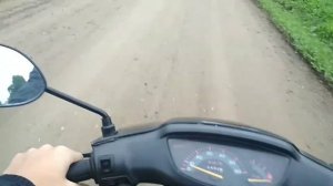 ПОКАТУШКА НА СКУТЕРЕ HONDA DIO 27 ПО СЕЛУ. ЧАСТЬ 2