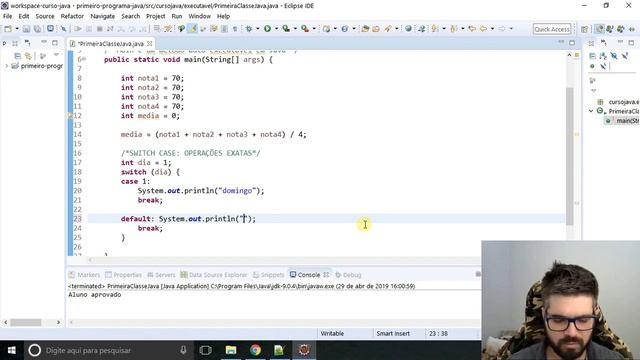 ? O comando Switch e Case - Formação Java Web Full-Stack смотреть онлайн