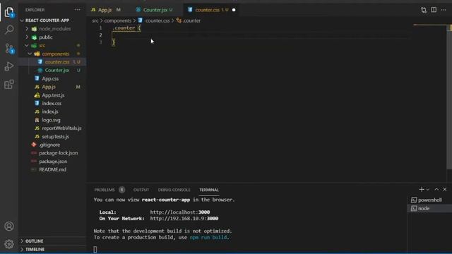 ReactJS app project for beginners | ReactJS counter app | useState hook | React components