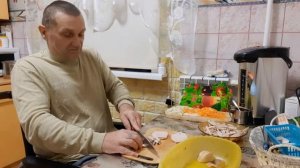 Готовим деликатес , из желудка Осетра.