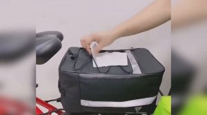 Велосипедная сумка на багажник с Алиэкспресс.Велосумка объёмом 8, 12 или 15 литров.