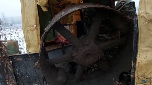 Коп металлолома на вездеходе зис 5 и огромная находка в бывшей деревне