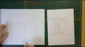 Маленькие хитрости пэчворка 42. Блок "Катушка". Часть 1. Делаем схему.