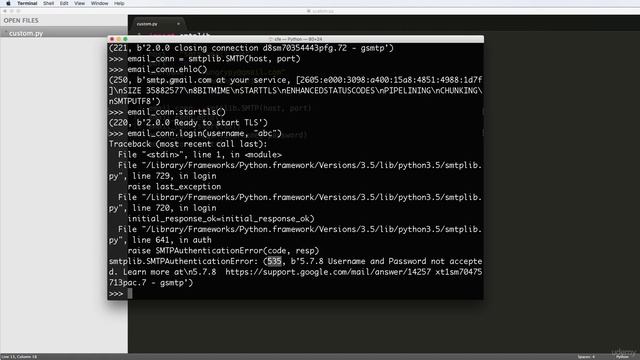 Day 10: Setup Python to send Email with Gmail
