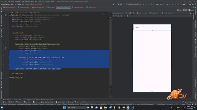 how create user authentication using Firebase in android