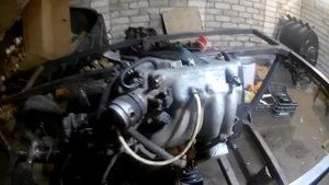Установка двигателя ваз 2109 на БОЛОТОХОД. А ЧТО ТАК МОЖНО БЫЛО?