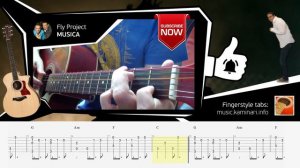 Fly Project – MUSICA (fingerstyle guitar cover by Kaminari)