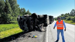 Рейс. Красноярск - Москва. Сломался реф и жесткая авария. Truck driver