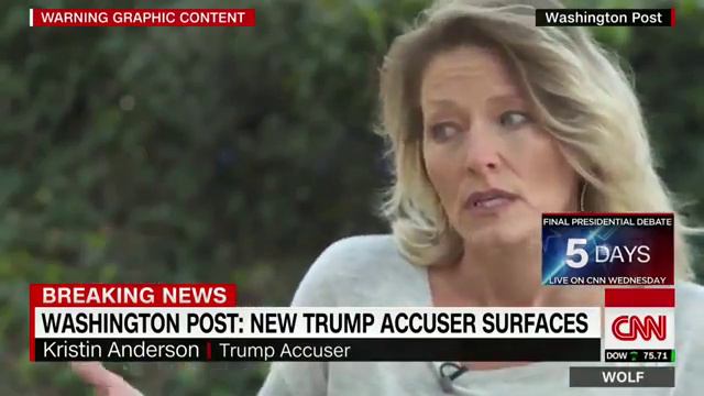 New accuser Trump put his hand up my skirt смотреть онлайн