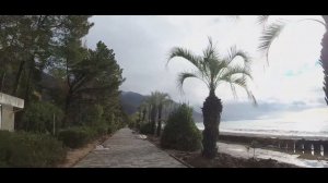 Абхазия. Гагра. Станция Абаата, набережная, Старая Гагра