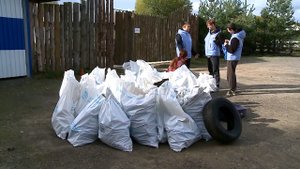 Участники акции «Вода России» навели порядок на Рупасовских прудах