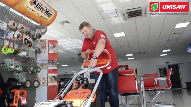 Газонокосилка- внедорожник! Oleo-Mac - ALLROAD смотреть онлайн