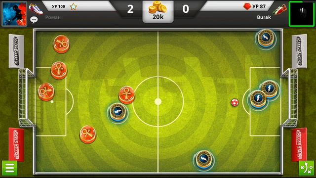 Soccer Stars Шедевральные голы. К сожалению матч был прерван.