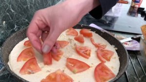 ПП ПИЦЦА НА СКОВОРОДЕ ИЗ ЛЕПЁШЕК