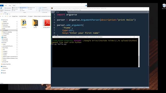 Create a command line tool with Python смотреть онлайн