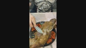 Запекаем ногу оленя