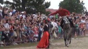 Шоу казачьей джигитовки в Белой Глине