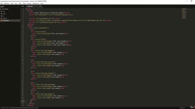 Full Stack Web Development Course - Bootstrap - 25 Cards смотреть онлайн