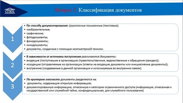 Функции документов и способы документирования