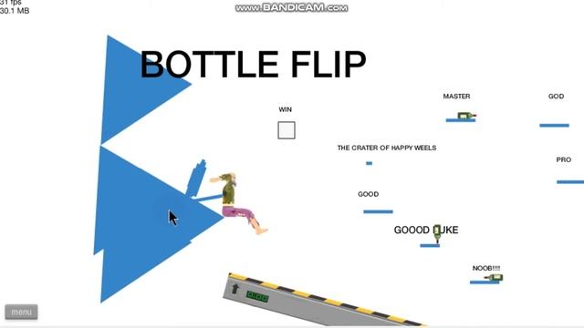 САМЫЙ ЭПИЧНЫЙ БУТЫЛКА ВОДЫ ЧЕЛЛЕНДЖ В HAPPY WHEELS ! ИГРАЕМ В ХЭППИ ВИЛС ! смотреть онлайн