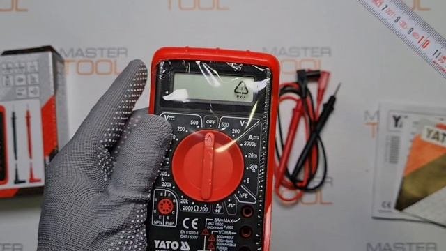 Универсальный цифровой измеритель/мультиметр YATO, YT-73080