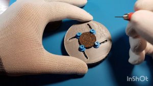 Чудо столик . Чистка монет - будет легкая.