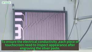 monitor touchscreen,commercial display touch panel（inspect appearance of carved silver paste)