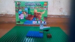 Сборка lego minecraft "Арбузная ферма"